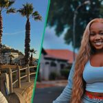 “Two young women sharing experiences with online casting agencies in South Africa.”