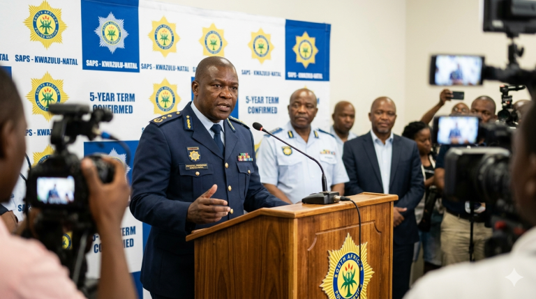 Mkhwanazi Secured for Five More Years as KZN’s Top Cop